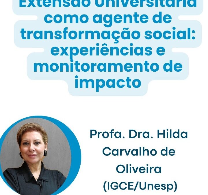 Palestra sobre extensão universitária